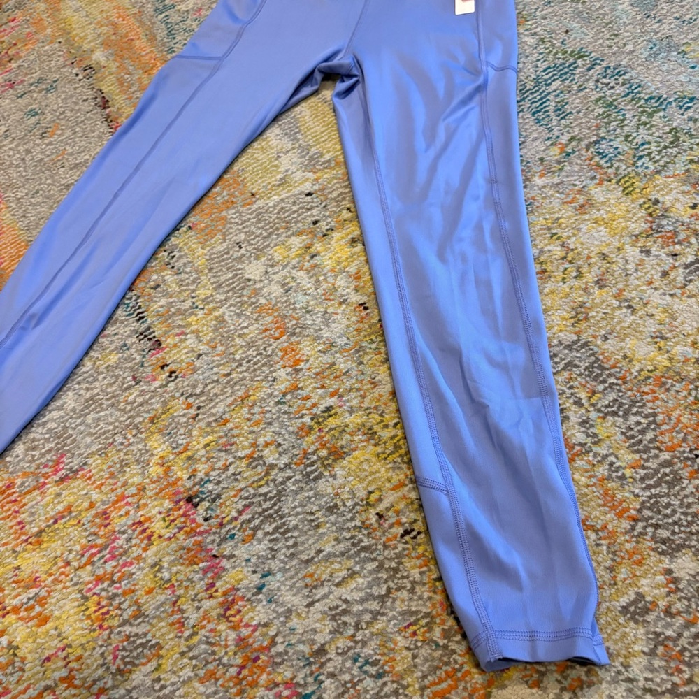 NWT Victorias Secret Essential Pocket Lace-Up Back Legging Medium NEW Periwinkle - Picture 3 of 11